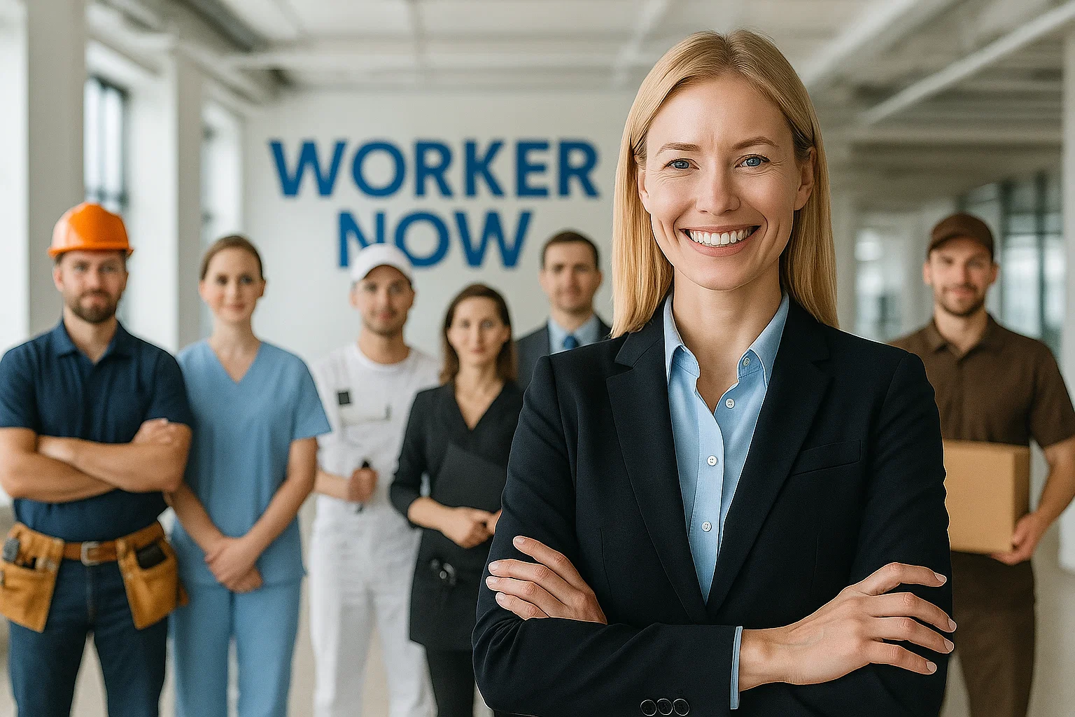 Personalleasing Einsatz auf Baustelle